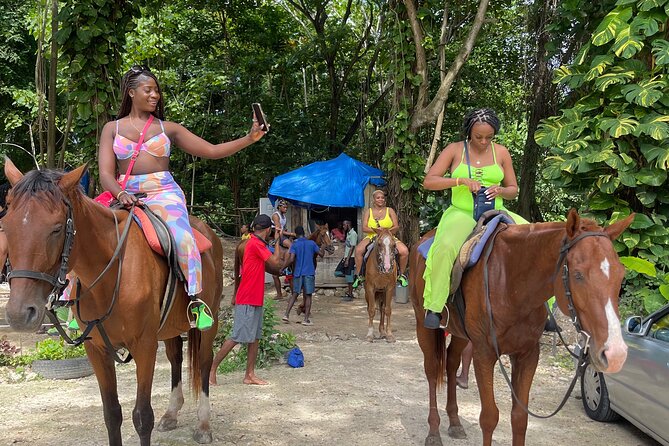 Horseback Riding and Swimming then Dunn's River Falls - Why this combination works so well