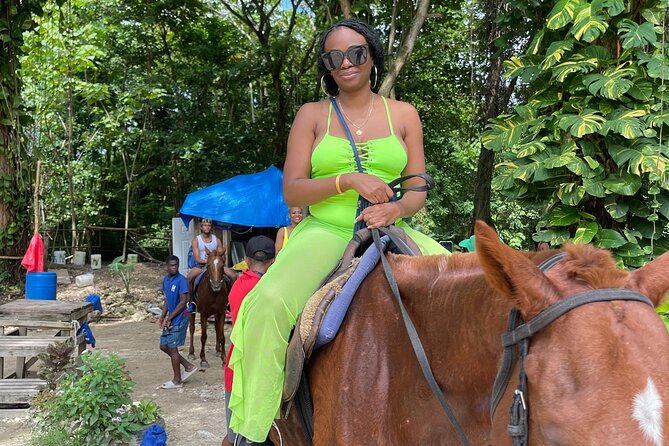 Horseback Riding and Swimming then Dunn's River Falls - Horseback riding through the sea