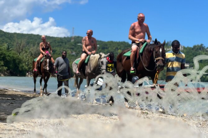 Horseback Riding and Swimming then Dunn's River Falls - Food, tips, and extra costs