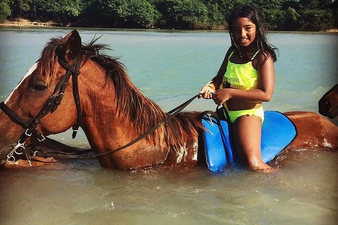 Horseback Riding, ATV and Ocean Zip lining combo from Montego Bay - Ocean ziplining and rappelling