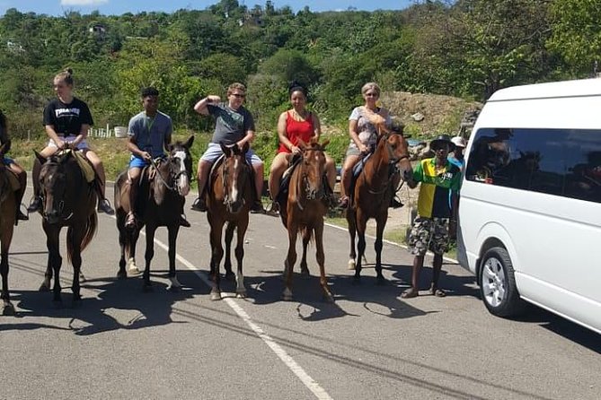 Horseback Riding from Montego Bay - The beach ride and horse swimming