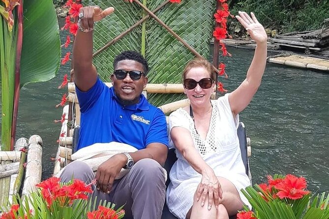 Jamaica Bamboo Rafting Experience with Lime Stone Massage - Limestone Foot Massage Beside The River