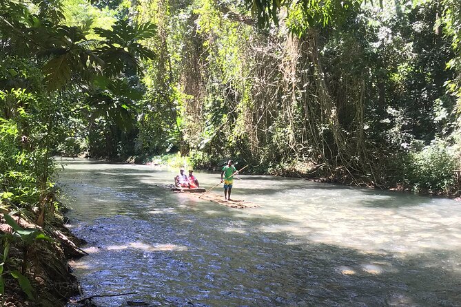 Jamaica Bamboo Rafting Tour Limestone Foot Massage - The limestone foot massage