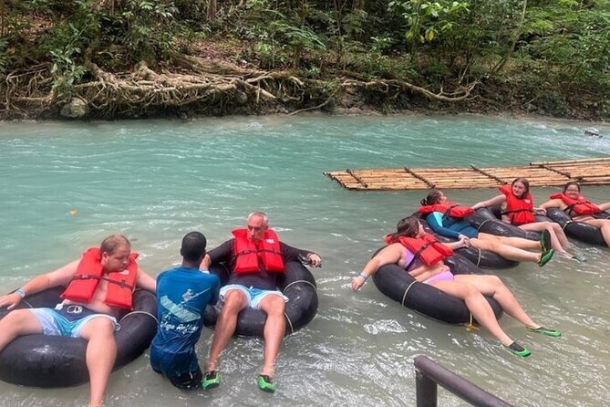 Jamaica Bamboo River Rafting & River Tubing Adventure - The optional rest stop and rope swing