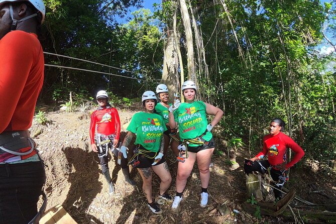 Jamaica’s longest Zipline and Rick’Cafe Tour with Transportion - Taking on Jamaica’s longest zipline