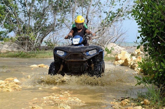 Jamwest ATV Tour to Salmon Point from Negril - The return route and optional natural pool stop