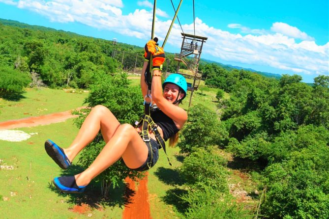 Jamwest Negril Zipline and JamCulture Combo - Training first, then the 60-foot launch