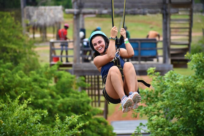 Jamwest Negril Zipline and JamCulture Combo - Above the forest canopy with Caribbean views