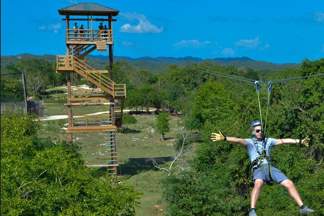 Jamwest Reggae Zipline Tour from Negril - The training zipline sets the tone