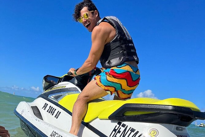 Jet Ski and Beach with Private Transportation from Montego bay Resorts - Getting your first jet ski lesson
