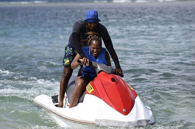 Jet Ski In Montego Bay Fun Activity - Riding the Jet Ski Along Montego Bay