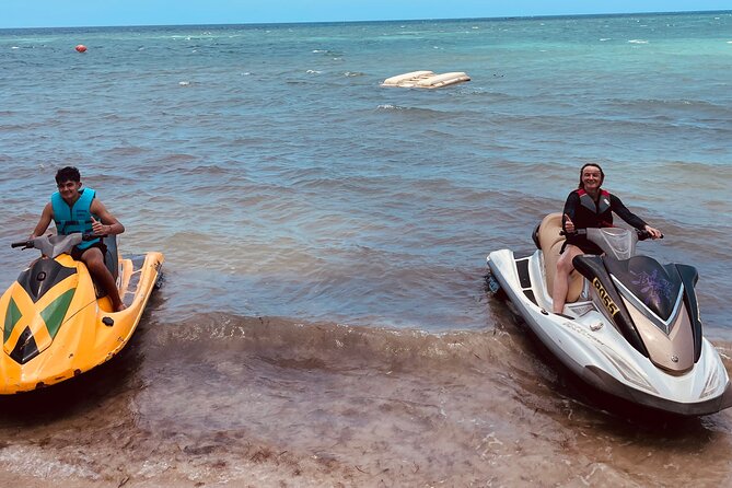 Jet-Ski with option Bamboo Rafting + Feet Massage with limestone - Why this Jamaica combo works