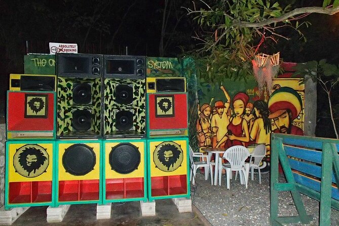 Kingston Dub Club Sundays - The yard, the speakers, and the deck