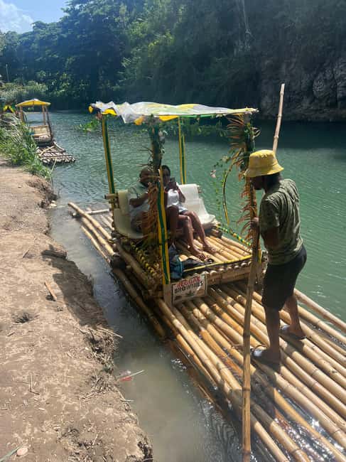 Lethe Bamboo River Rafting with roundtrip transportation - Limestone, coconut, and local food