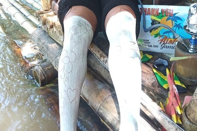 Lethe River Rafting Limestone Massage & Roundtrip transportation - Boarding a handmade bamboo raft at Lethe