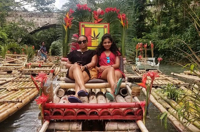 Lethe River Rafting Transportation & Entry Fees from Montego Bay - The limestone foot massage by the river