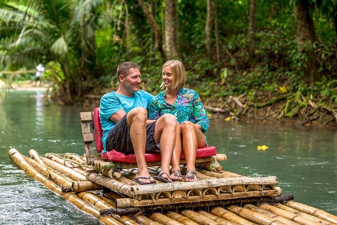 Martha Brae River Rafting & Luminous Lagoon Private Tour Falmouth - From river shade to glowing water