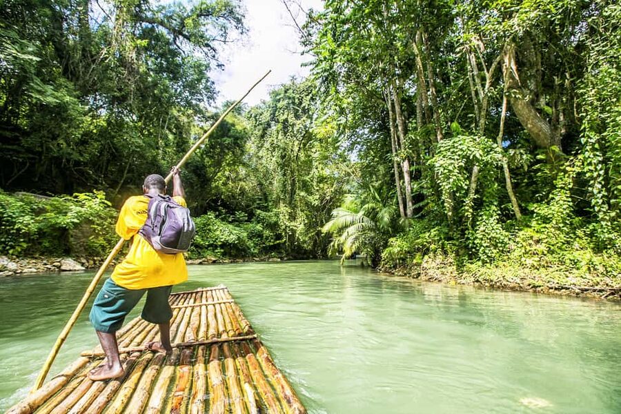 Martha Brae River Rafting Private trip - Arriving at the river activity