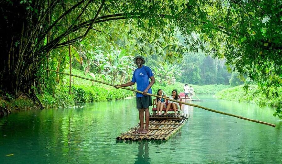 Martha Brae River Rafting Private trip - Two hours on a 30-foot bamboo raft