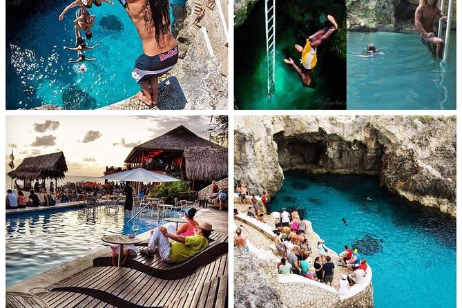 Mayfield Falls, Blue Hole & Rick's Café Tours/Weed Farm option - The 22-foot Blue Hole jump is optional, not compulsory