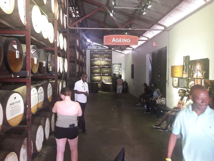 Montego Bay: 8-Hour Appleton & Pelican Bar Return Transfer - Appleton Estate, from sugar cane to the aging house