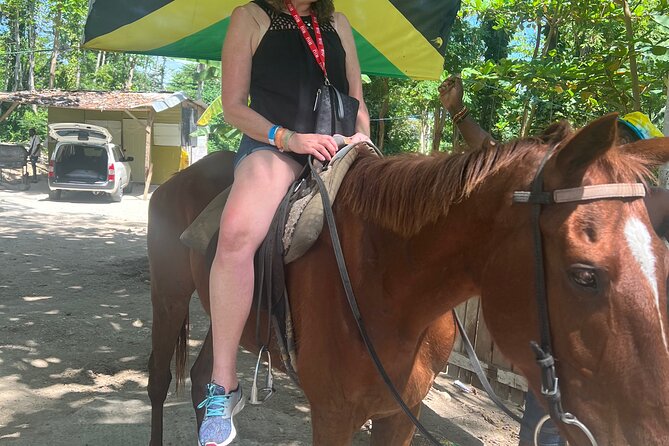 Montego Bay Adventure Day: ATV, Zip-lining & Horseback Riding Fun - Ziplining through the treetops