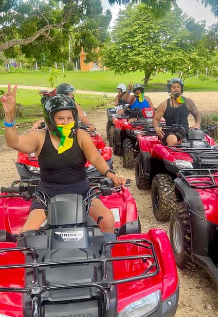 Montego Bay: ATV and Jet Ski Combo With private Pickup - ATV riding through Mount Zion St. James