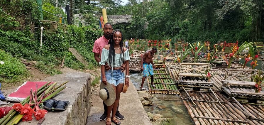 Montego Bay: Bamboo Raft Cruise on the Great River - Swimming, limestone scrubs, and the slower pace