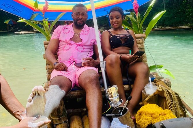 Montego Bay Bamboo Rafting Tour with Limestone Foot Massage - A slow ride with local stories