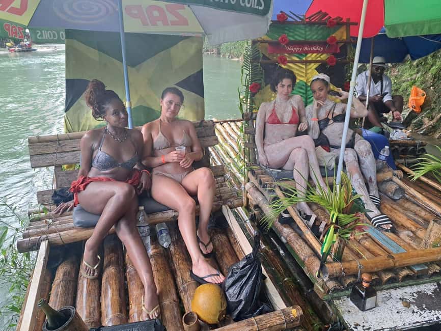 Montego Bay: Bamboo Rafting with Limestone Massage - Listening to the guide’s Jamaican stories