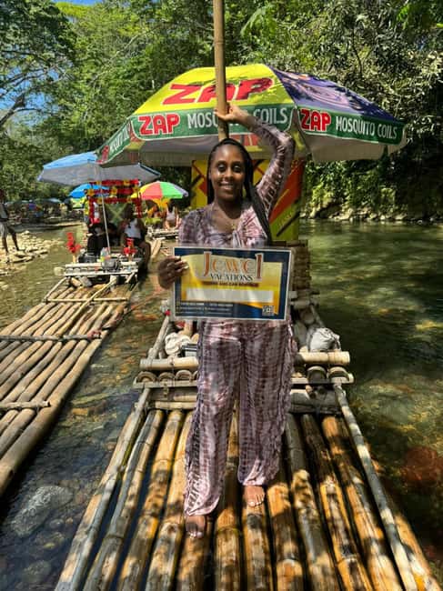 Montego Bay: Bamboo Rafting with Limestone Massage - Leaving Montego Bay in an air-conditioned vehicle
