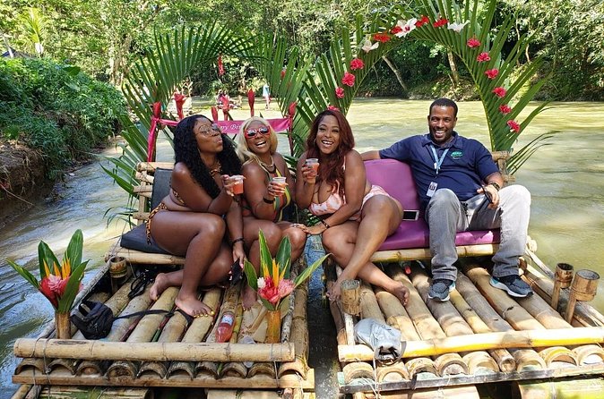 Montego Bay Bamboo River Rafting Limestone Foot Massage - Jamaican Fruit Adds a Local Touch
