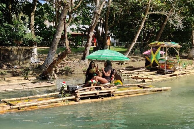 Montego Bay Bamboo River Rafting Limestone Foot Massage - What the Private Bamboo Raft Ride Feels Like