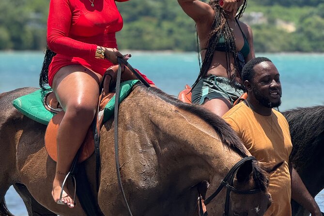 Montego Bay Beach Horseback Riding Tour - Meeting your horse and getting ready