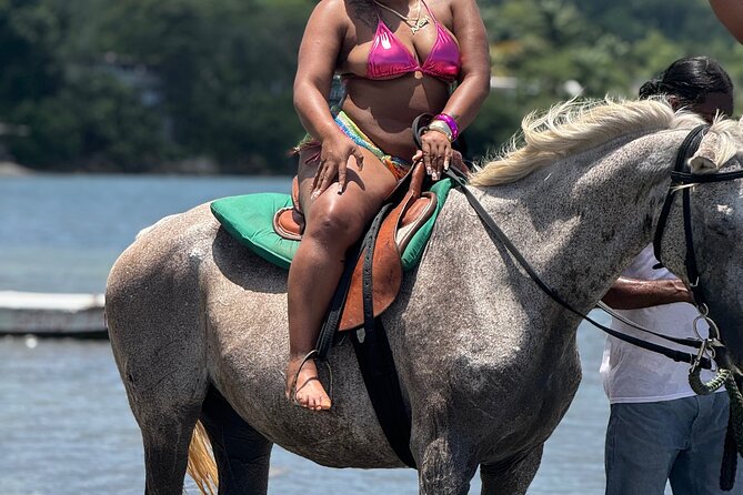 Montego Bay Beach Horseback Riding Tour - From Noble House to the beach