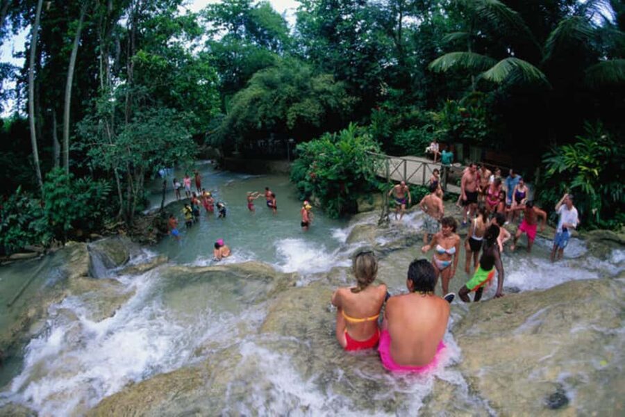 Montego Bay:Blue Hole, Secret Falls & Dunn's River Fall Trip - Morning pickup from Montego Bay