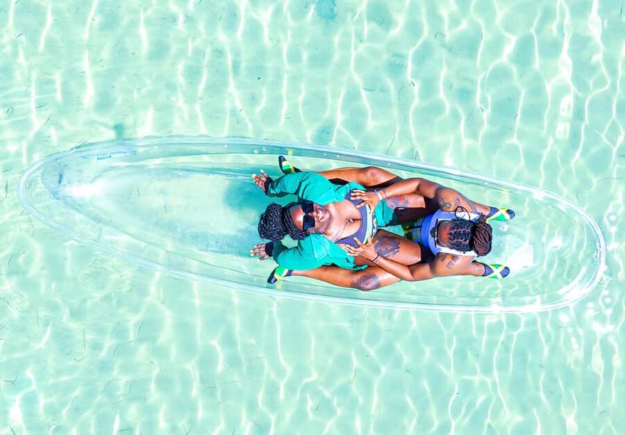 Montego Bay: Crystal Clear Kayak Drone singles Photo Shoot - The details that shape the experience