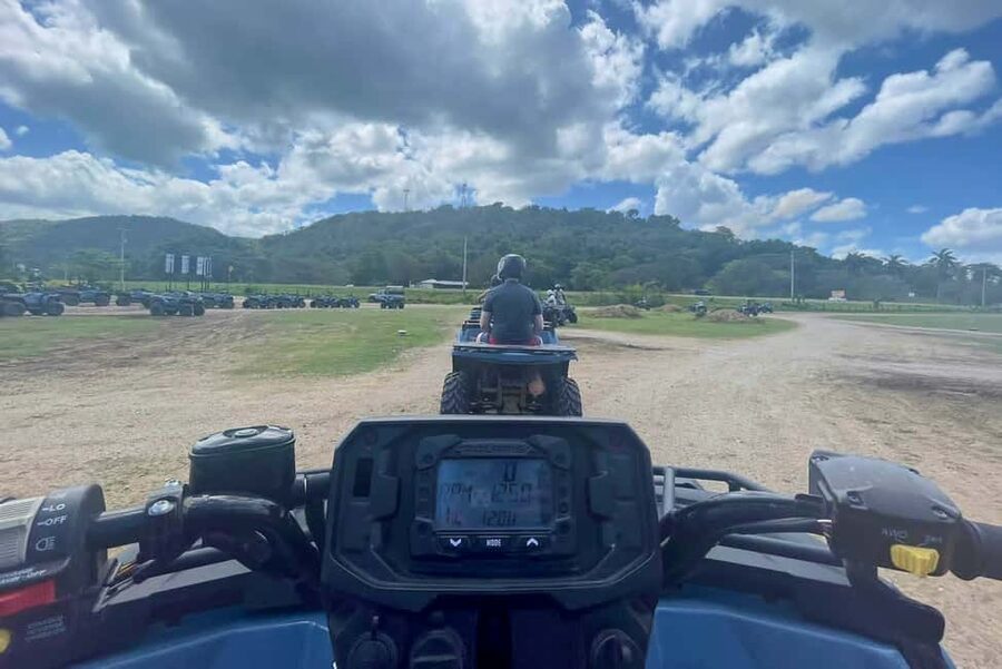 Montego Bay: Day Trip with Zipline, ATV, and Horseback Ride - Horseback riding from land into the Caribbean