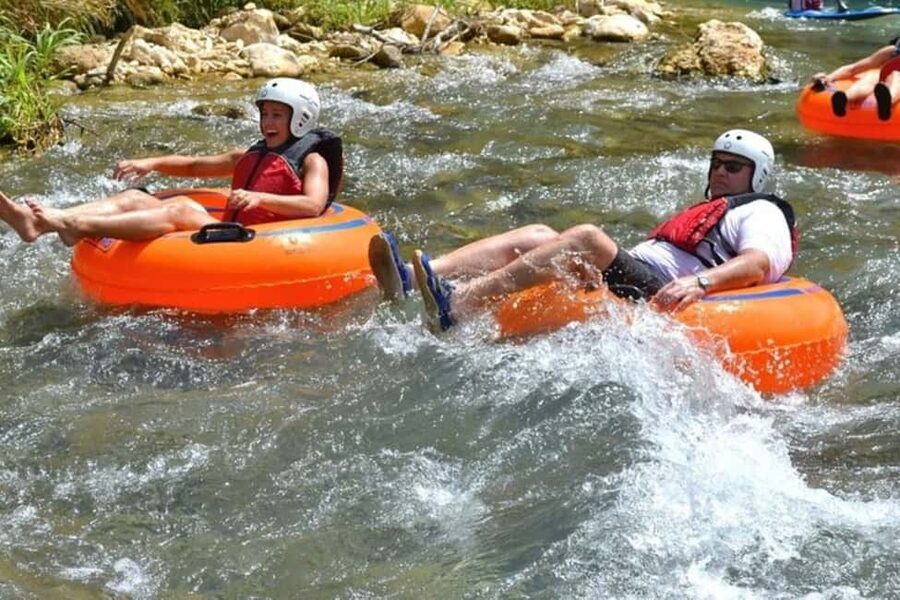 Montego Bay: Dunn's River Falls and River Rapids Adventure - Climbing the 155-foot Dunns River Falls