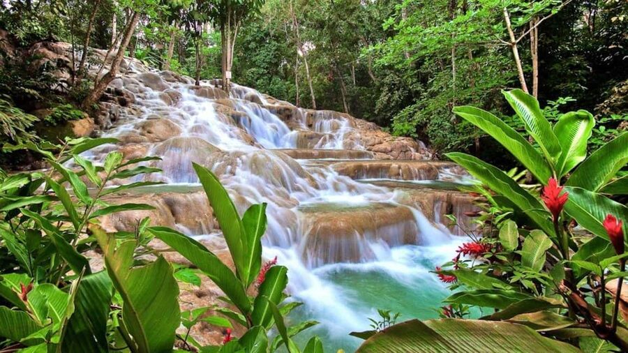 Montego Bay: Dunn's River Falls & Horseback Riding Adventure - Riding through the countryside and coastline