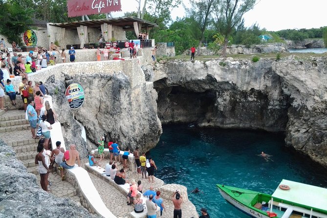 Montego Bay Excursion Negril 7 Miles Beach, Rick's Cafe and Time Square Shopping - Stretching out on Negril’s 7-Mile Beach