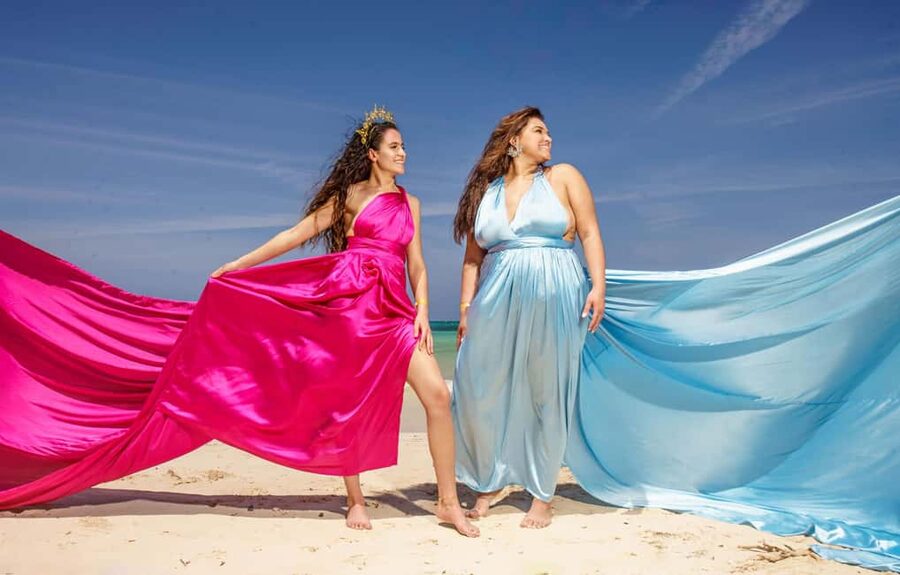 Montego Bay: Flying Dress Photoshoot in Montego Bay Jamaica - How Kevin Wright directs the one-hour shoot