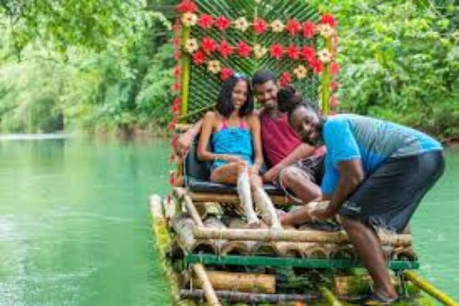 Montego Bay, Jamaica: Bamboo Rafting with Foot Massage - From Montego Bay to the river