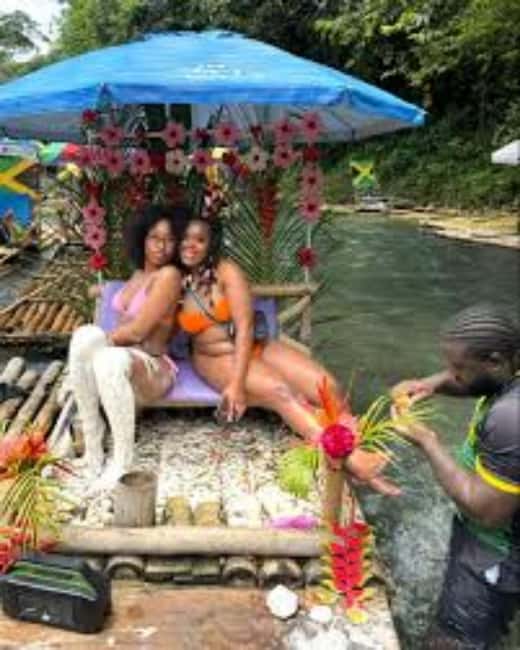 Montego Bay, Jamaica: Bamboo Rafting with Foot Massage - Who will enjoy this most