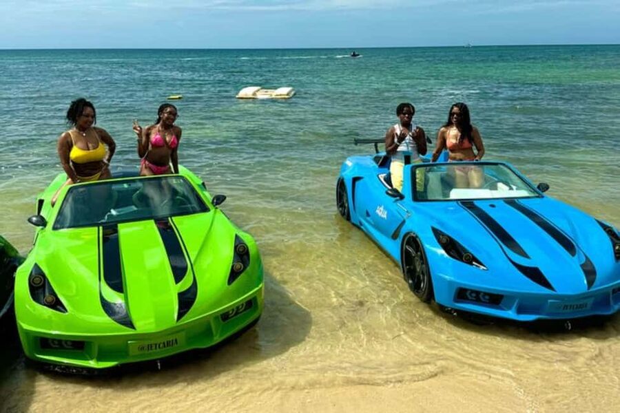 montego bay jet car experience - The opening briefing and safety setup