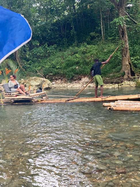 Montego Bay Lethe Bamboo River Rafting - Coconut and limestone foot massage