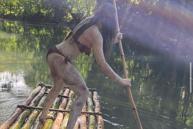 Montego Bay Lethe Rafting And Magritaville & Shopping Combo - The bamboo raft ride: what your two and a half hours may feel like