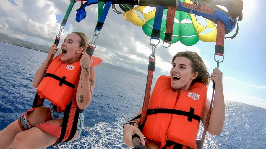 Montego Bay: Parasailing and Jet Ski Combo with Pickup - What happens before you touch the water