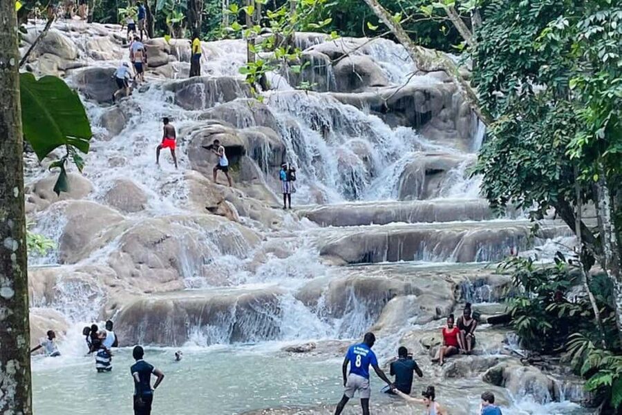 Montego Bay: Private Dunn's River Falls and Blue Hole Tour - The Montego Bay pickup and long road transfer