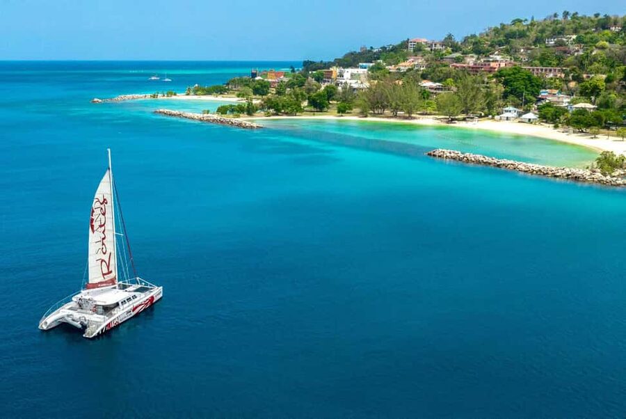 Montego Bay: Reggae Catamaran 18+ Cruise with Open Bar - Boarding the catamaran and finding your place
